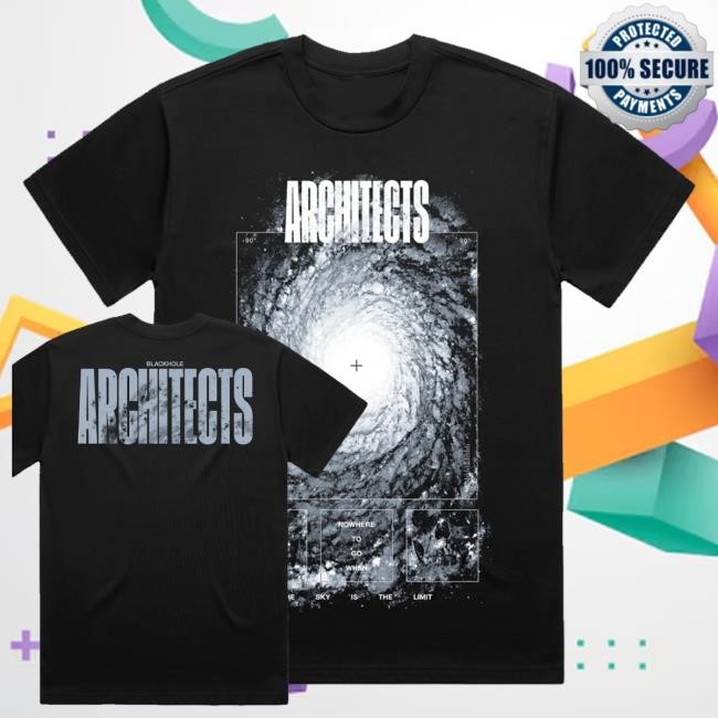Architects Merch Shop Store Official Blackhole Nowhere To Go Black T Shirts