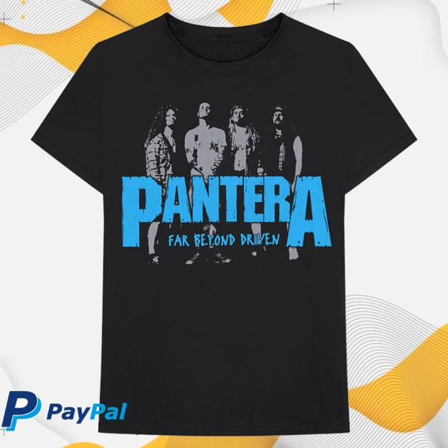 Official Pantera Merch Store Pantera Far Beyond Driven Band Photo T-Shirt