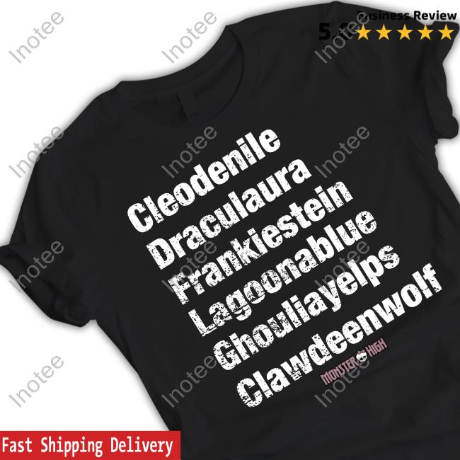 Doll Struggle Cleodenile Draculaura Frankiestein Lagoonablue Ghouliayelps Clawdeenwolf Hoodie