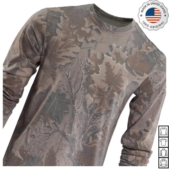 Seek One Merch Store Faded Camo Long Sleeve Shirt Realtree Advantage Classic