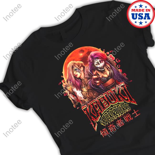 Asuka 明日華 The Kabuki Warriors Blood Moon Tee Shirt Wweasuka