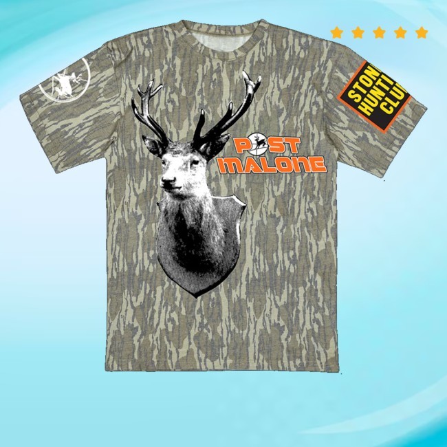 Stoney Hunting Club Camo Hoodie Post Malone Merch Store