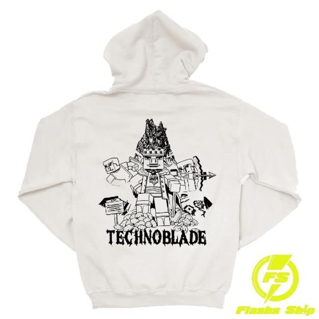 Technoblade Merch Diamond Bow New Shirt Lunar Rock