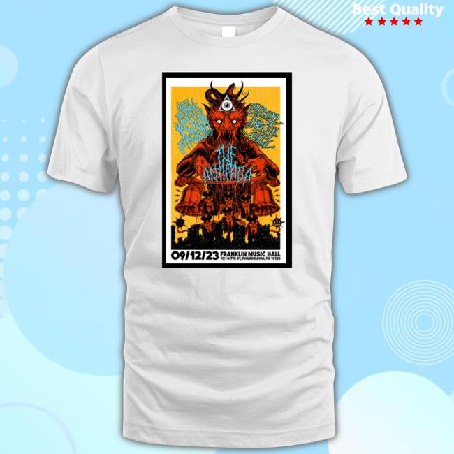 The Antifada Franklin Music Hall, Philadelphia Pa 12 Sept 2023 Poster Tee