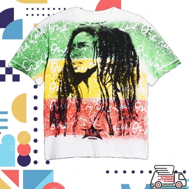 Original Marley X Barriers One Love Shirt Bobmarley Merch Store