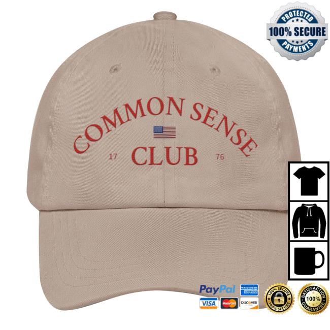 Official Common Sense Club Merch Common Sense Club Flagship Dad Trucker Hat