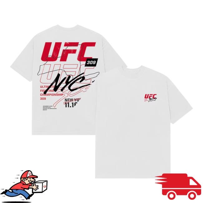 Ufcstore Ufc 309 Nyc Zip Up Hooded Sweatshirt