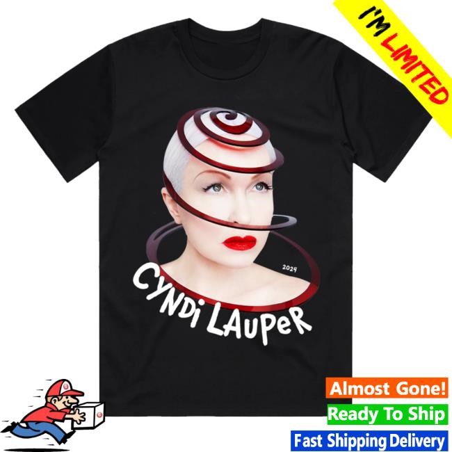 Cyndi Lauper Store Black Spiral Tour Sweatshirt