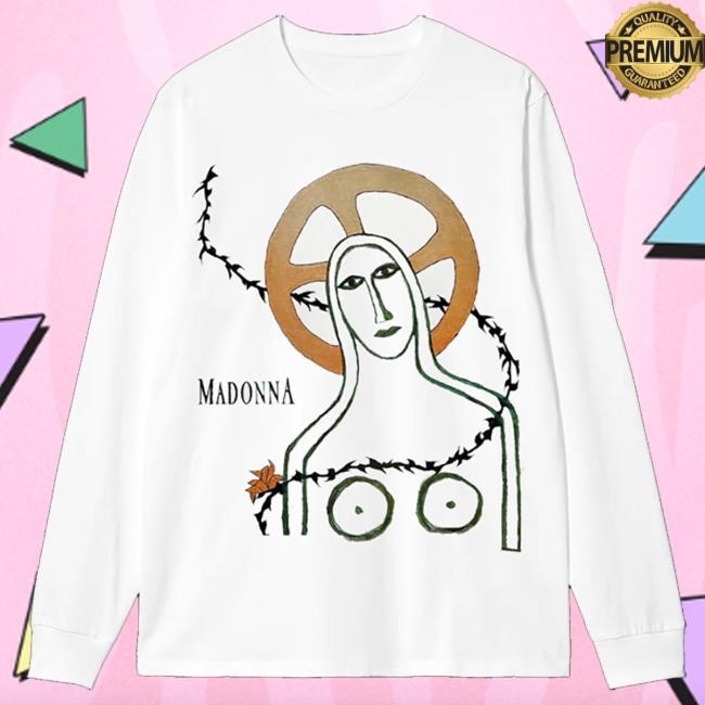 Madonna Merch Like A Prayer Oversized Long Sleeve Sweatshirt