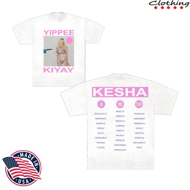 Kesha Merch Yippee Ki Yay Tour Long Sleeve T Shirt