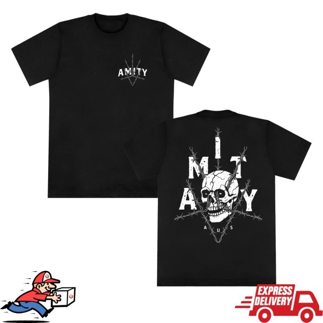 The Amity Affliction Merch Store Barbed Wire - Black Youth T Shirt