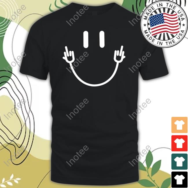 Smile Face Middle Finger Hooded Sweatshirt