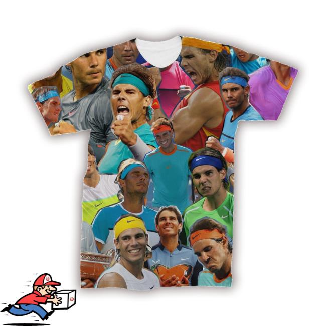Subliworks Rafael Nadal Photo Collage Hooded Sweatshirt