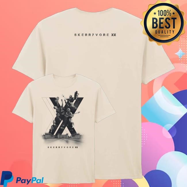 Official Skerryvore Merch Shop Store Band Xx Shirts