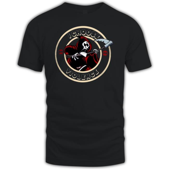 Official Grim Reaper I choose Violence Logo Shirts