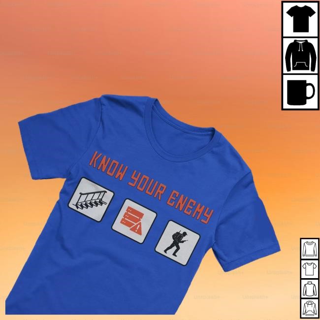 Trmz Know Your Enemy Survival Icons T Shirts