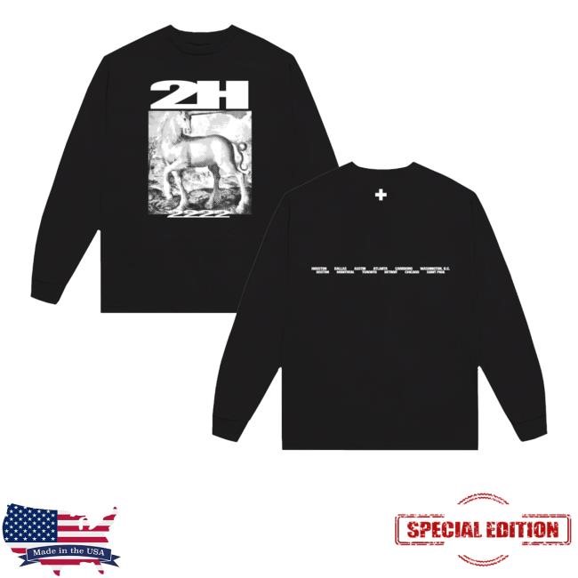 2H Black Unicorn Dateback Hooded Sweatshirt
