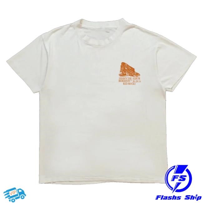 Shawn Mendes Official Merch Friends & Family Shirts Red Rocks
