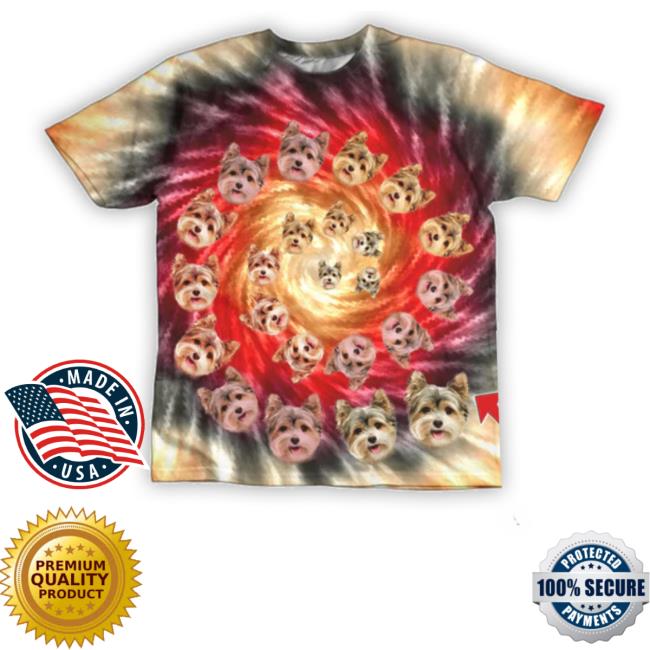 Noblepawtrait Merch All Over Print Black And Red Tie Dye Custom Pet Sweatshirt