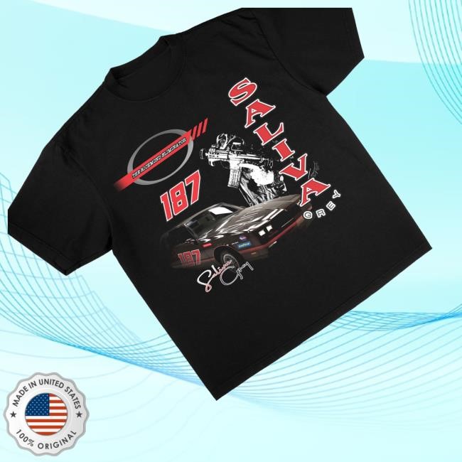 Official Saliva Grey Saliva 187 Racecar Shirts