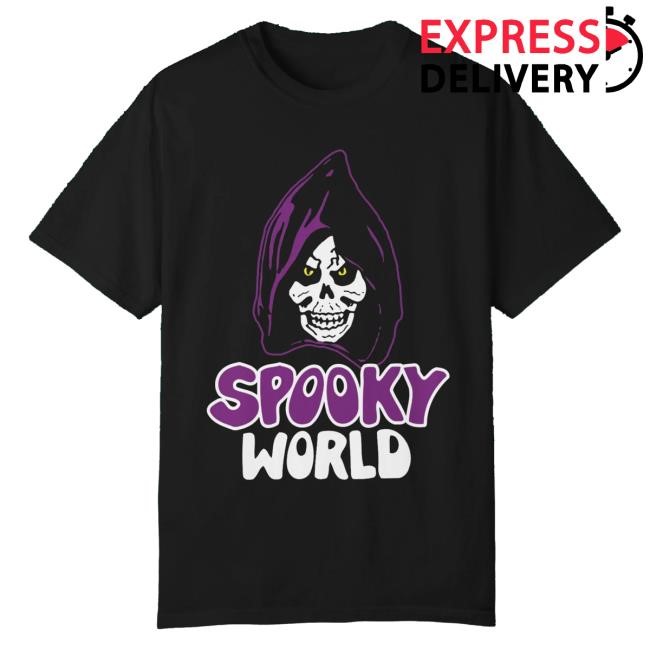 Iron Fortress Records Merch Spooky World Horror Movie Crewneck Sweatshirt