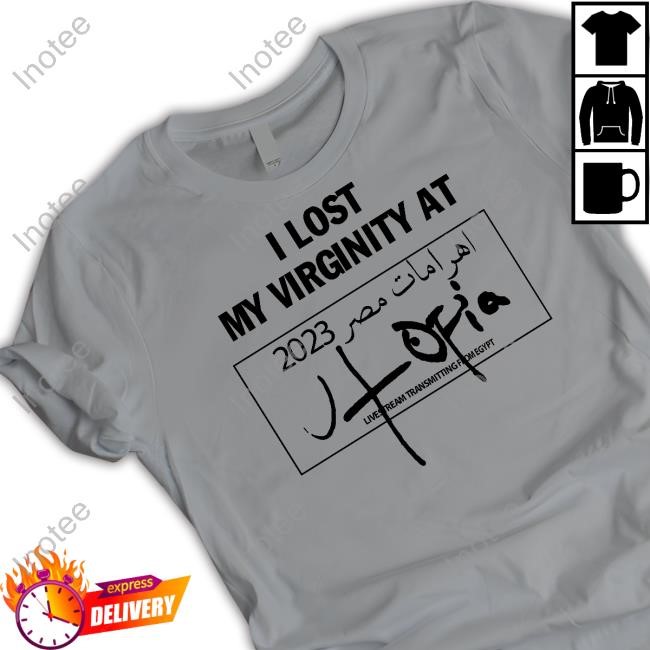 I Lost My Virginity At 2023 Livestream Transmitting From Egypt Tee Shirt