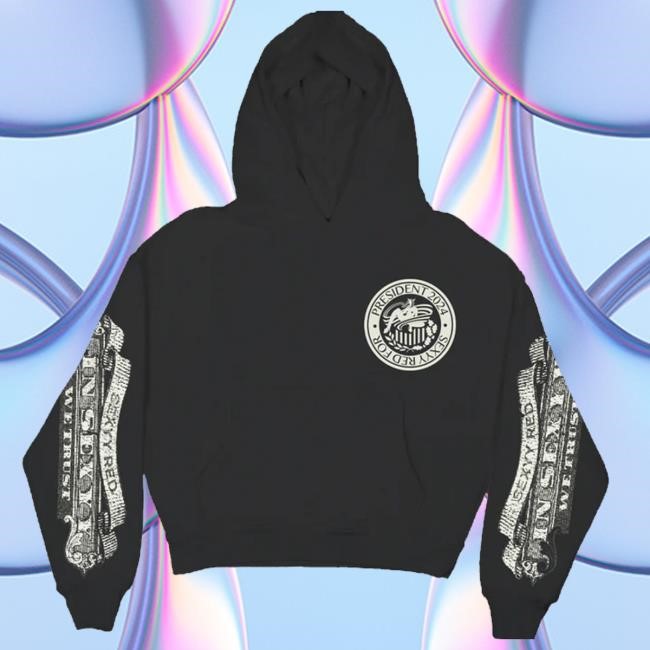 Official Sexyy4president Merch Sexyy Love Money Hoodie Black Crewneck Sweatshirt