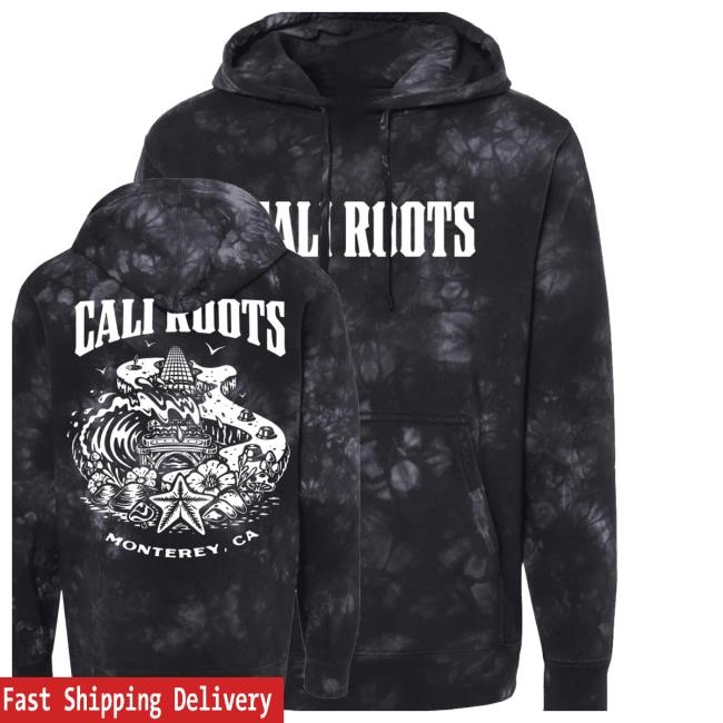 Official Good Vibez Unlimited Merch Shop Store Cali Roots '25 Guitar Tie Dye Tee