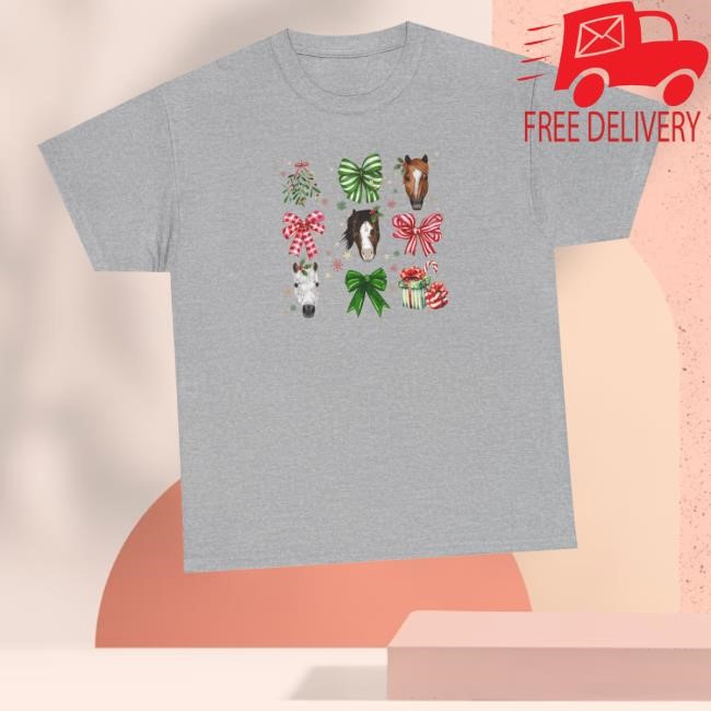Merry Mini Mares Tee Shirt By Katie Van Slyke
