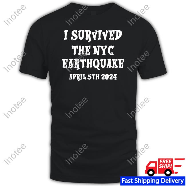 The New Jersey, New York City Earthquake Hoodie The New Jersey, New York City Earthquake Shirts