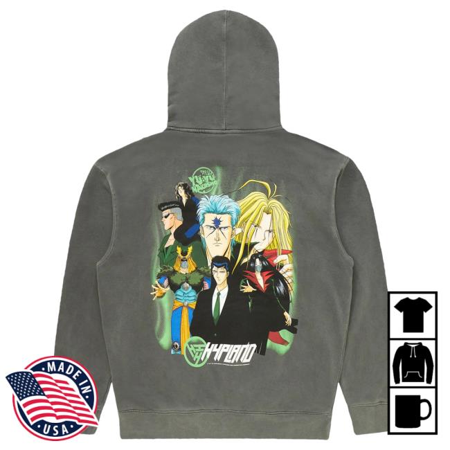 Official Hypland Clothing Merch Store Hypland Yyh Team Toguro Sweaters (Vintage Grey)