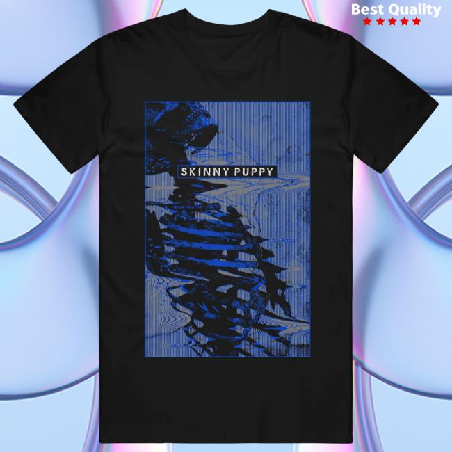 Official Skinny Puppy Merch Horizontal Hold Black Shirts