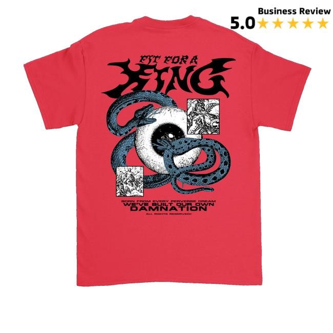 Fitforaking Band Merch Store Shop Snake Eyeball Tee Shirt
