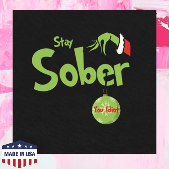 Daydrian Harding Merch Store Stay Sober Christmas Hoodie