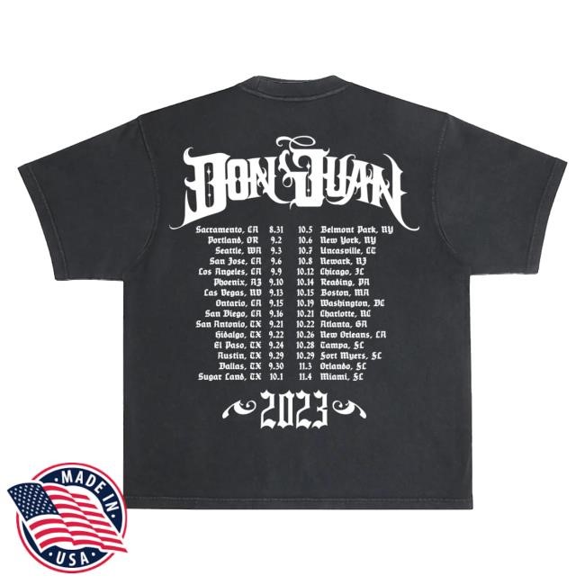 Trending Shop Maluma Merch Don Juan Photo Tour Vintage Black t-shirt, hoodie, tank top, sweater and long sleeve t-shirt