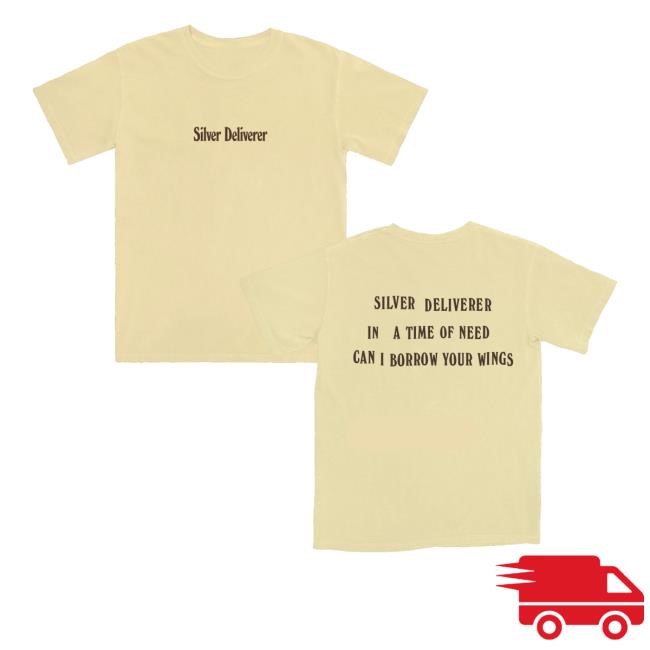 Aly & Aj Merch Store Silver Deliverer Lyric T-Shirt