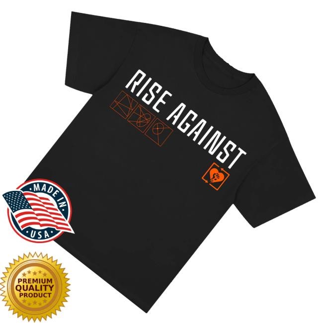 Official Rise Against Merch Ricochet Laser Hoodie Black
