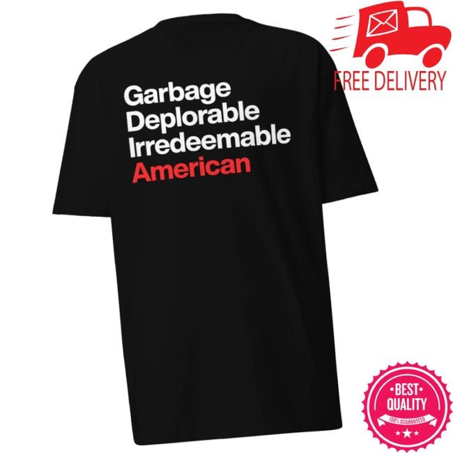 Official Blaze Media Merch Garbage Deplorable Irredeemable American Tee