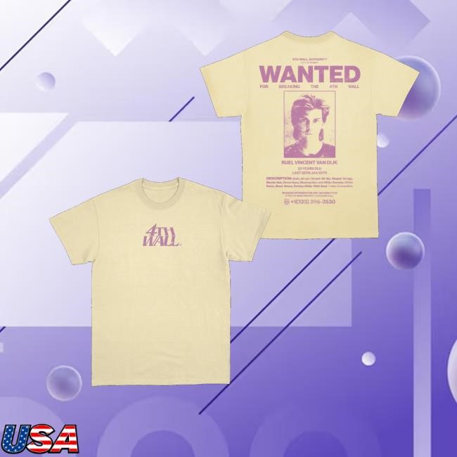 Oneruel Merch Store Shop Wanted Yellow New Shirt