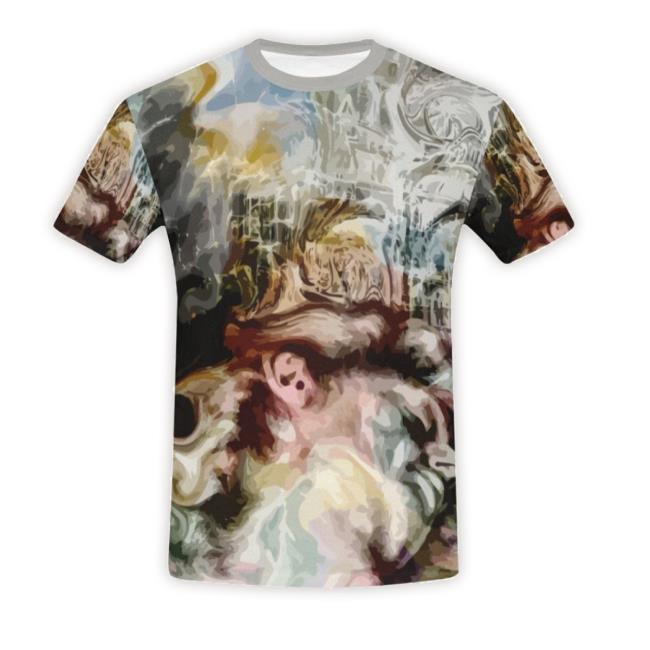 Men's Art Flowing Dream Short Funny