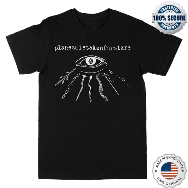 Official Deathwish Inc Merch Planes Mistaken For Stars Eye Of Horus Black Crewneck Sweatshirt
