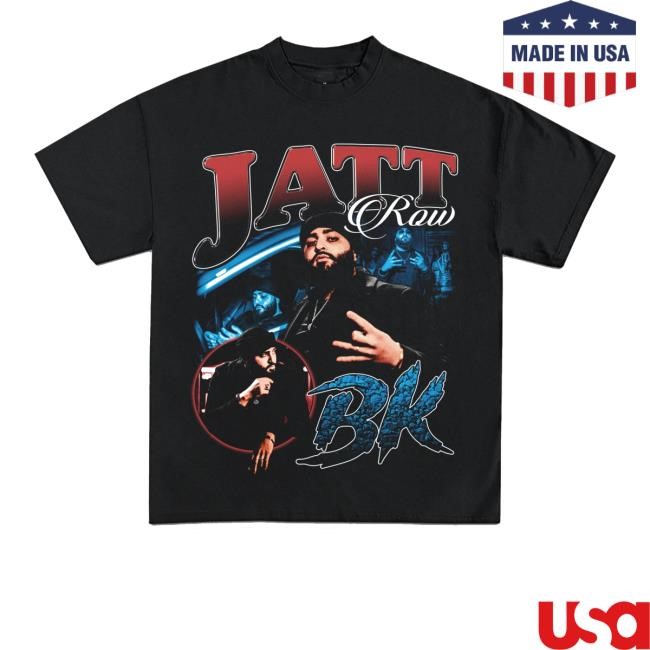 Official Bk Jatt Row Graphic Tee Shirt