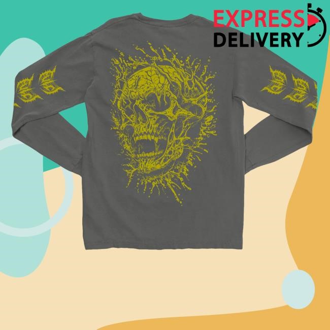 Nightshiftmerch Merch Store Shop Fulci Skull Splatter Hoodie Sweatshirt