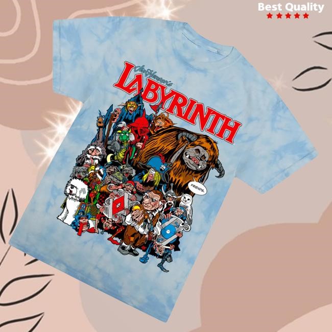 Cavitycolors Merch Store Labyrinth Goblin City - Tie-Dye T-Shirt