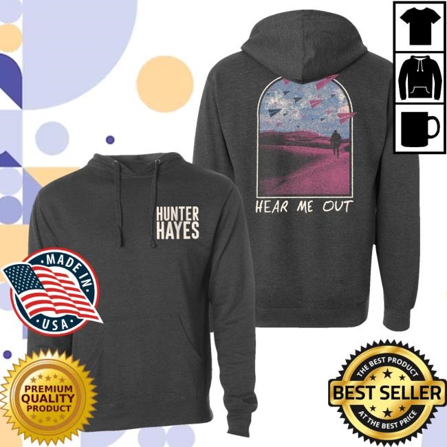 Official Hunterhayes Merch Hear Me Out Tee Shirt
