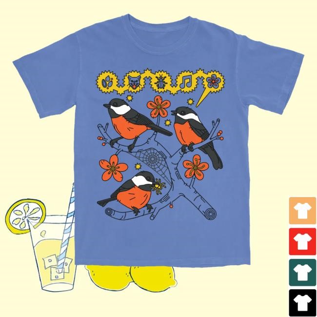 Official Bird Collective Merch Shop Store Chickadee Tee Shirt Official Bird Collective Chickadee New Shirt