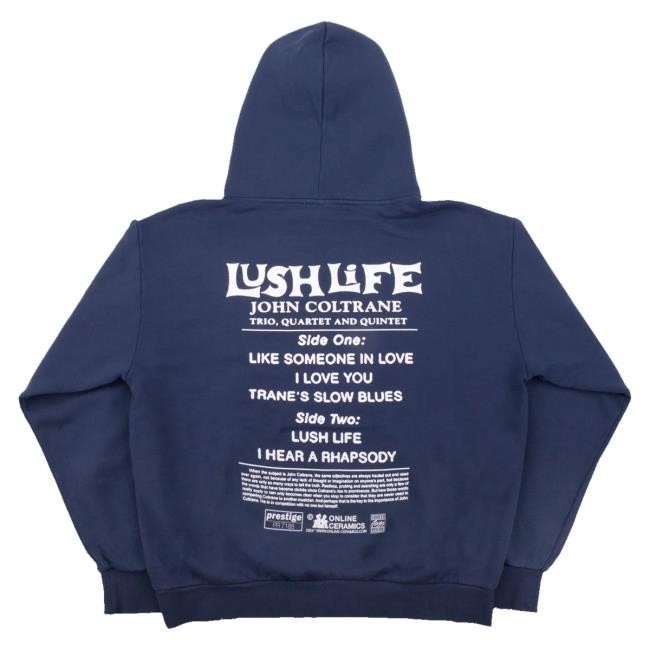 Online Ceramics Merch John Coltrane Lush Life Navy Ls Tee