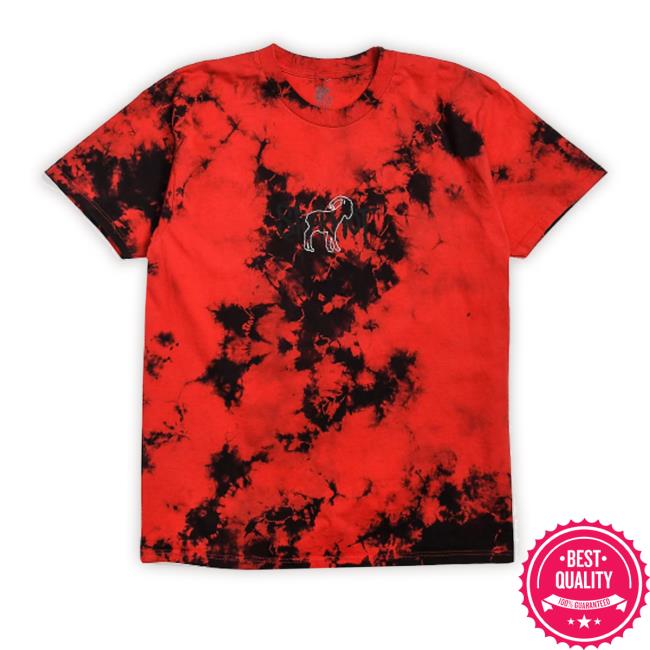 Brooklyn Projects X Slipknot Goat Red & Black Tie Dye Sweatshirt