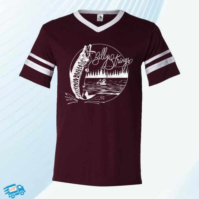 Billystrings Store Fishing Maroon Jersey
