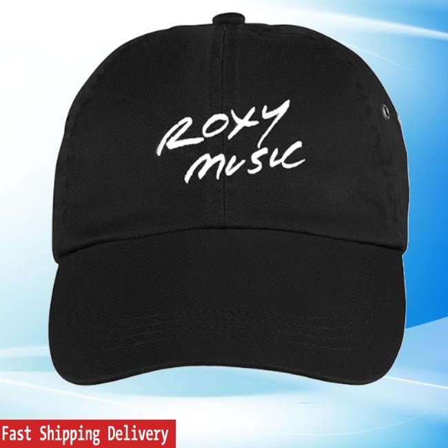 Roxy Music Merch Script Baseball Cap
